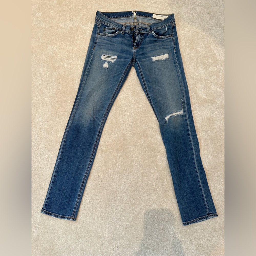 Rag&Bone cut out jeans